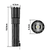Aurora High Power LED  Flashlight Explosion Proof Flashlight Waterproof Tactical Flashlight